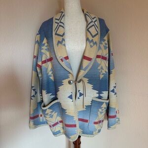 Ralph Lauren Southwest Blanket Coat Jacket